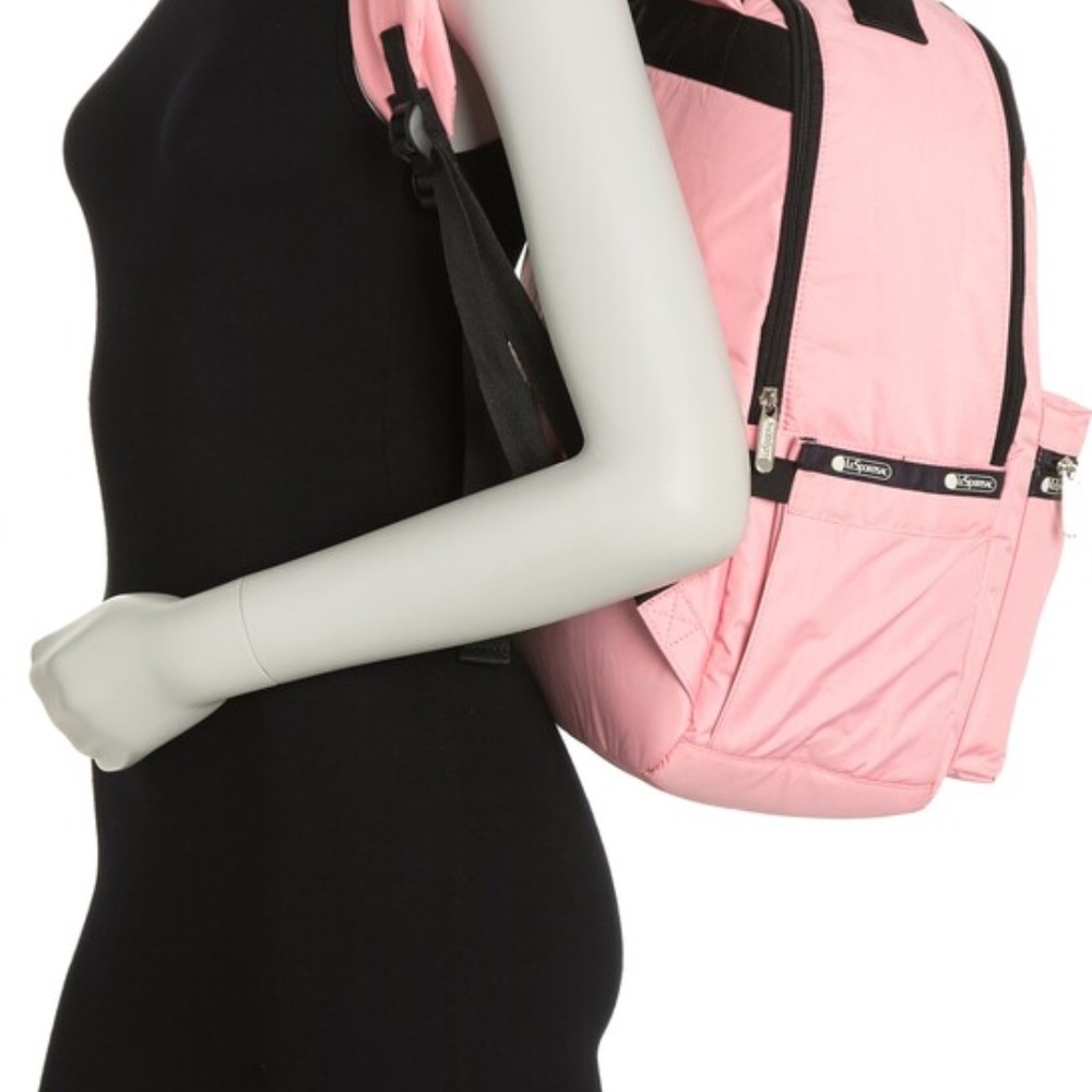 Rare Lesportsac Logan Nylon Backpack Watermelon Gem
